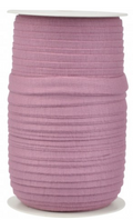 Cotton jersey bias binding, double-folded, heather violet