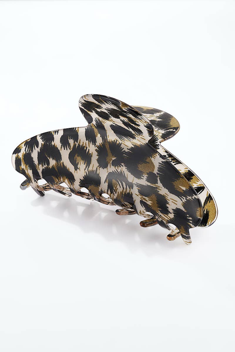 Haarspange mit Leopardenmuster 10,5 cm YH110SS