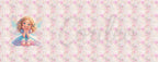Eigenproduktion French Terry Panel Zauberhafte Fee mit Blumen auf Cremeweiß ca. 60 x 165